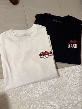 Music City Racing Graphic Tees - Nash Collection - White & Black Bundle